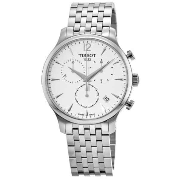 Tissot Tradition Silver Dial Chronograph Men's Watch (T063.617.11.037.00)