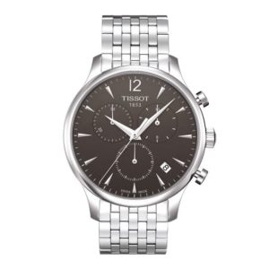Tissot T-Classic Tradition Men's Watch (T063.617.11.067.00) - Black Dial, Stainless Steel Bracelet