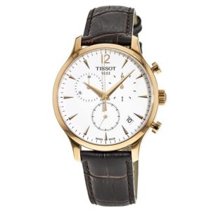 Tissot T-Classic Tradition Chronograph Men's Watch - Rose Gold & Silver (T063.617.36.037.00)