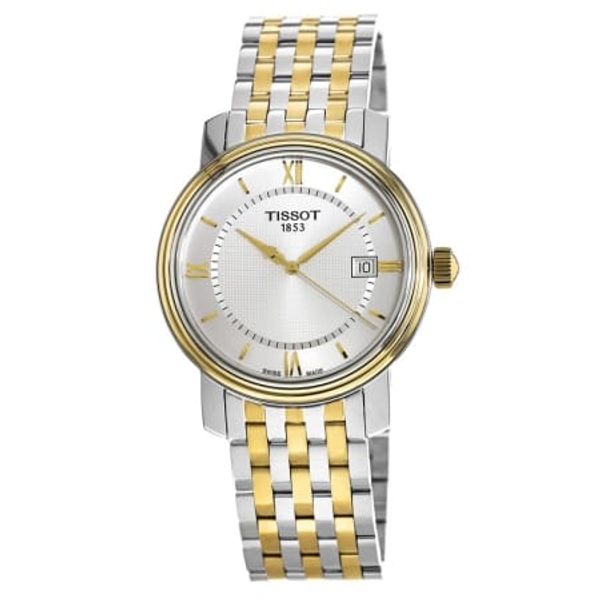 Tissot T-Classic Bridgeport Two-Tone Silver Dial Men's Watch (40mm)