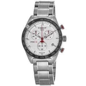 Tissot PRS 516 Chronograph Silver Dial Men's Watch - T100.417.11.031.00