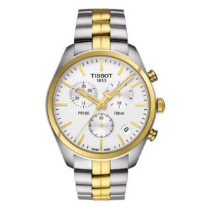 Tissot PR 100 Chronograph Men's Watch - Two-Tone Stainless Steel & Gold - T101.417.22.031.00
