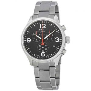 Tissot Chrono XL Classic Black Dial Stainless Steel Bracelet T116.617.11.057.00