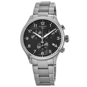 Tissot Chrono XL Classic Men's Watch - Black Dial, Stainless Steel Bracelet (T116.617.11.057.01)