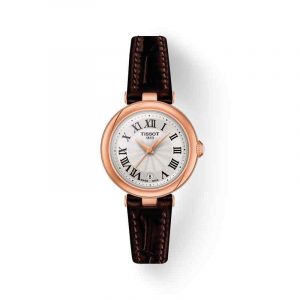 Tissot Bellissima Small Lady Watch Rose Gold Brown Leather T126.010.36.013.00