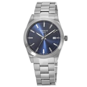 Tissot Gentleman Quartz Stainless Steel Men's Watch - Blue Dial (40mm)