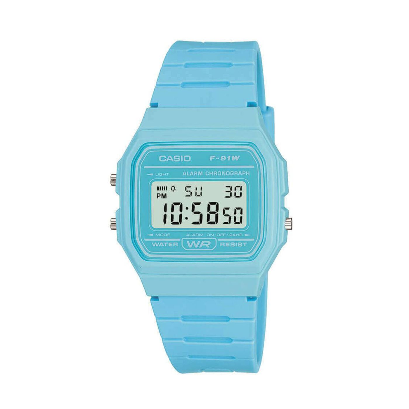 Casio F-91WC-2AEF Blue Watch