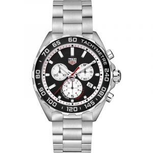 Tag Heuer Formula 1 Quartz Chronograph Black Dial Stainless Steel Men's Watch CAZ101E.BA0842