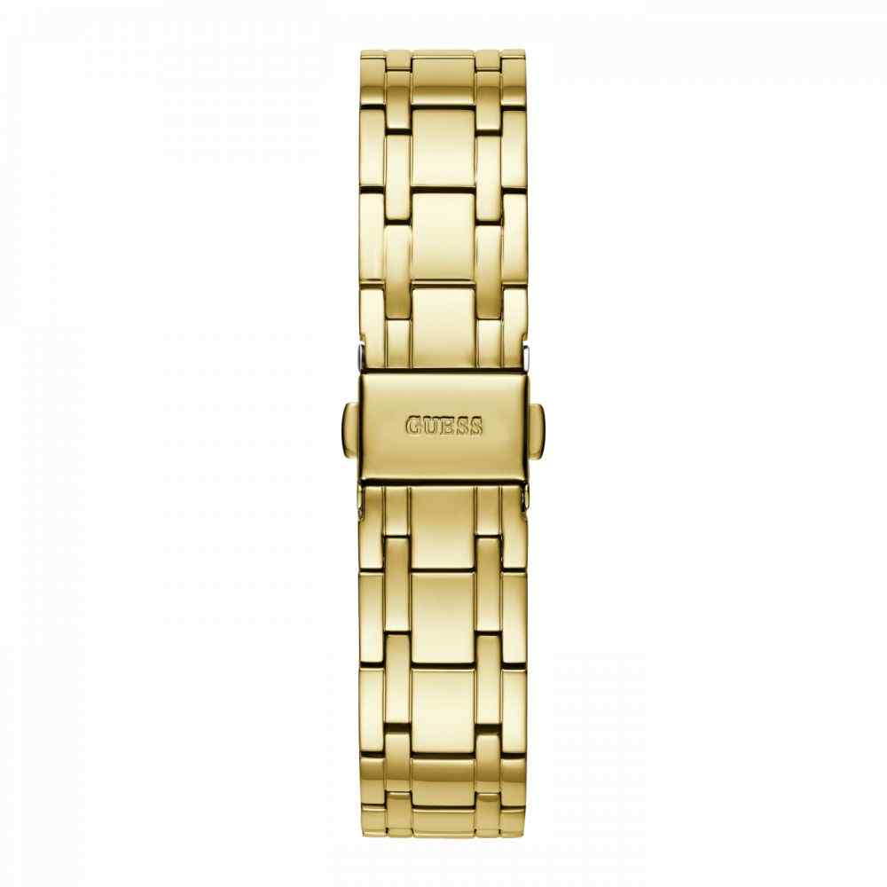 Guess Ladies Cosmo Watch - 36mm Gold Crystal Bezel & Bracelet GW0033L2 - Image 3
