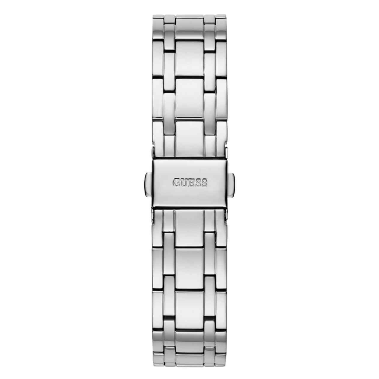 Guess Ladies Cosmo Watch - 36mm Silver Crystal Bezel & Turquoise Dial GW0033L7 - Image 3