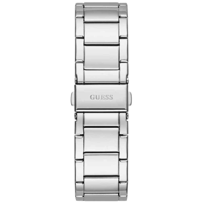 Guess Ladies Raven Multifunction Watch - 38mm Silver Tone & Crystal GW0104L1 - Image 3