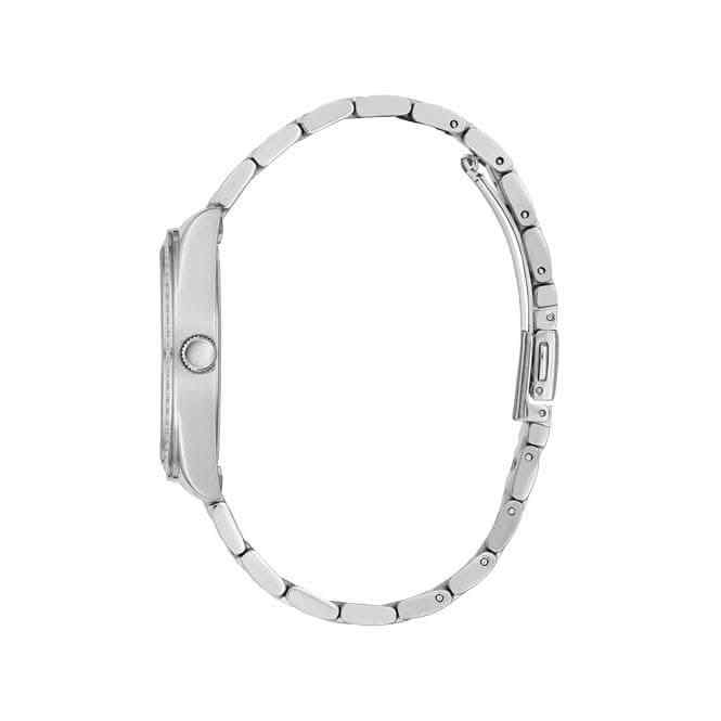 Guess Luna Ladies Dress Watch - 36mm Stainless Steel Bracelet & Blue Dial GW0307L1 - Image 4