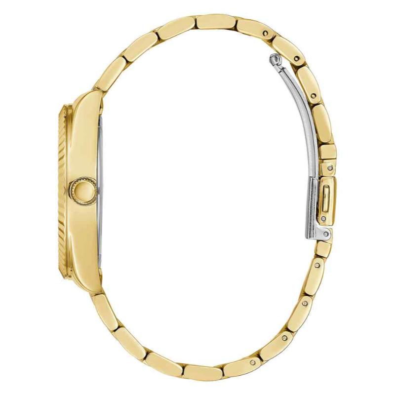 Guess Luna Ladies Gold PVD Watch - 36mm White Dial & Bracelet GW0308L2 - Image 3