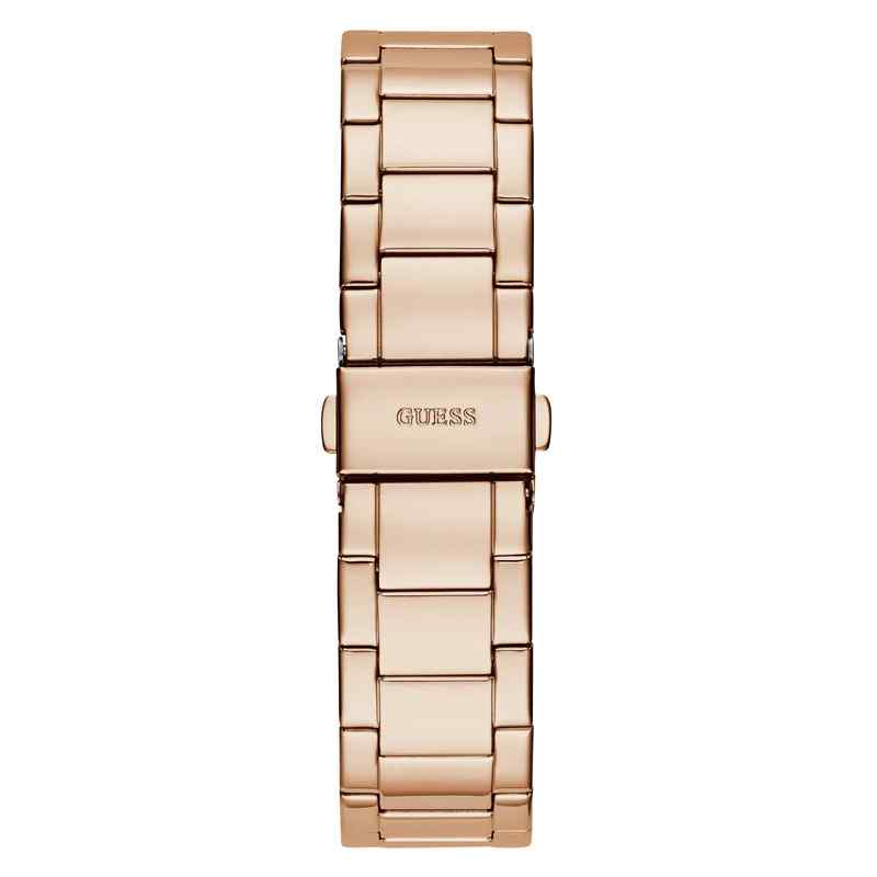 Guess Moonlight Ladies Multifunction Watch - 36mm Rose Gold PVD & Crystal Bezel GW0320L3 - Image 3