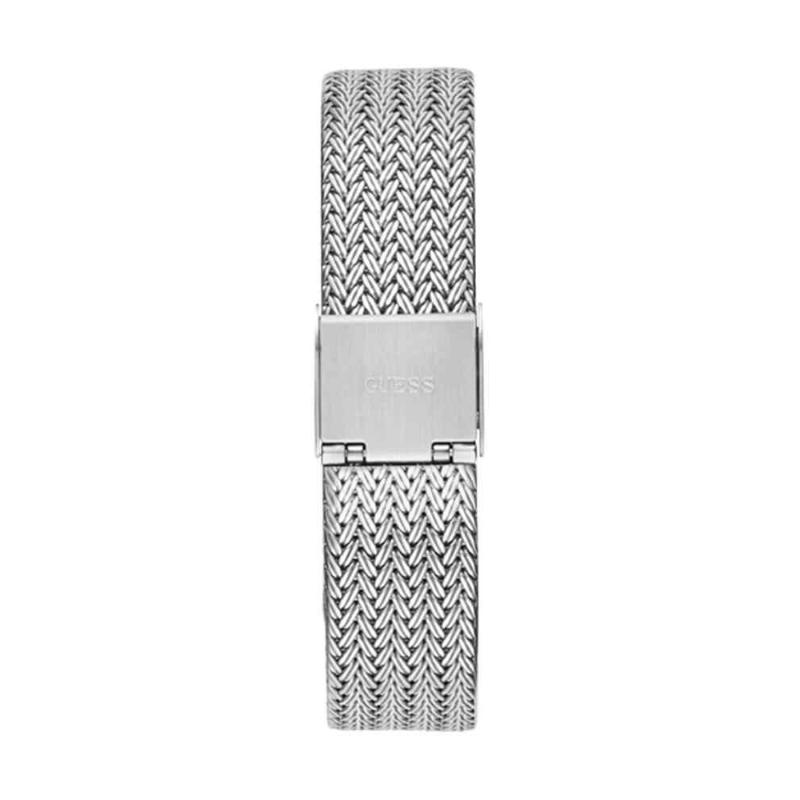 Guess Soiree Ladies Watch - 38mm Silver Crystal Mesh Bracelet GW0402L1 - Image 3