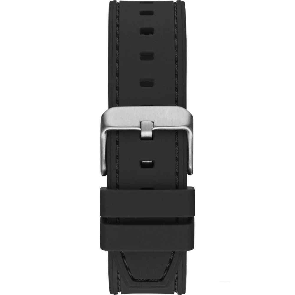 Guess Headline Men's Multifunction Watch - 42mm Black Dial & Black Silicone Strap GW0571G1 - Image 4