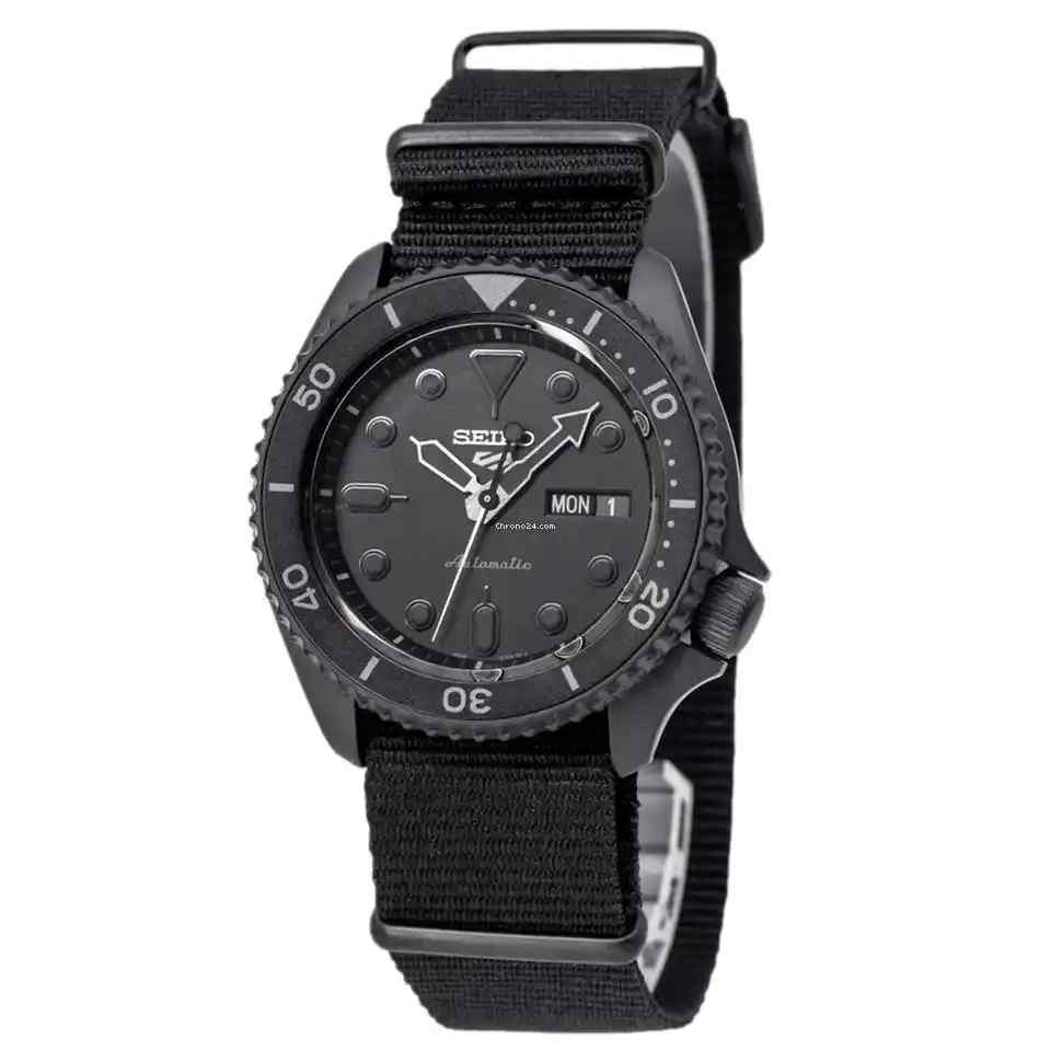 Seiko 5 Sports SRPD79K1 42.5mm Black NATO Nylon Strap Men's Automatic Watch