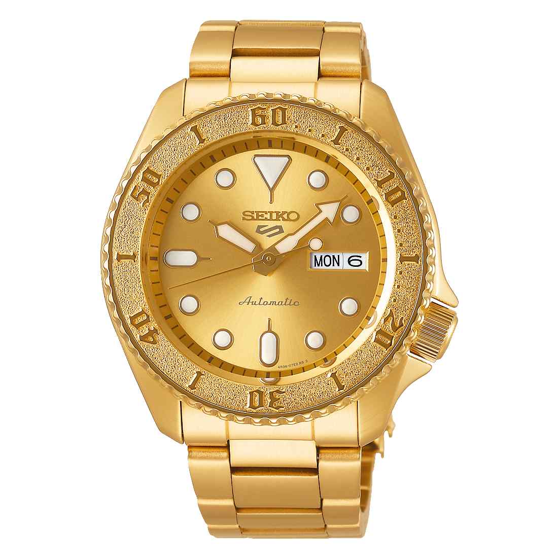 Seiko 5 SRPE74K1 Sports Gold Automatic Street Boy Men's Watch