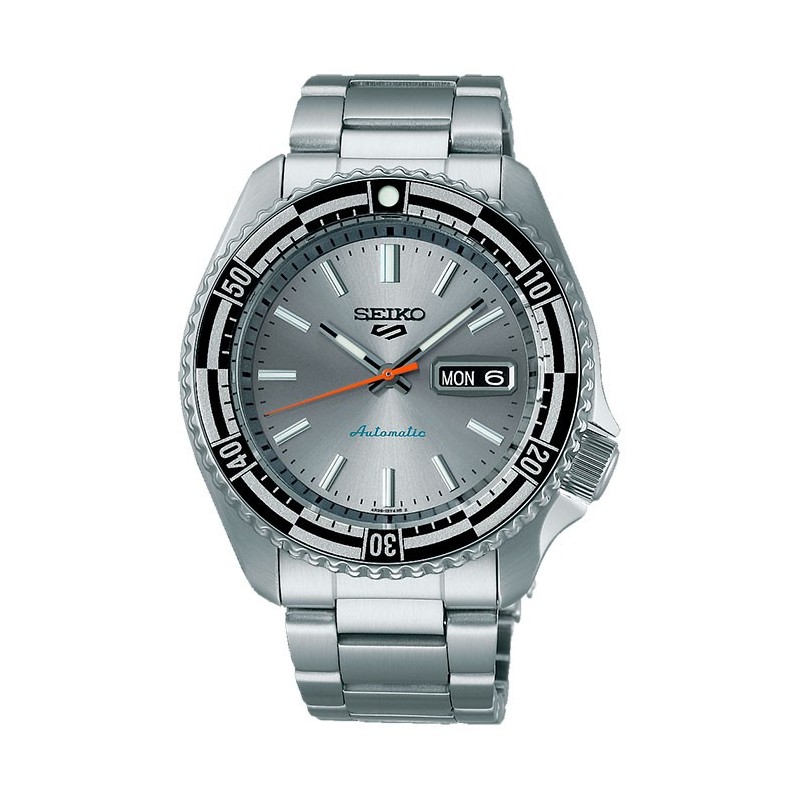 Seiko 5 Sports Automatic Silver Dial Stainless Steel Men’s Watch SRPK09K1