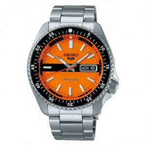 Seiko 5 Sports Automatic Orange Dial Men’s Watch SRPK11K1