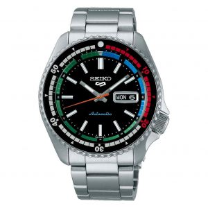 Seiko 5 Sports The New Regatta Retro Colour Collection Automatic Multicoloured Dial Men’s Watch SRPK13K1
