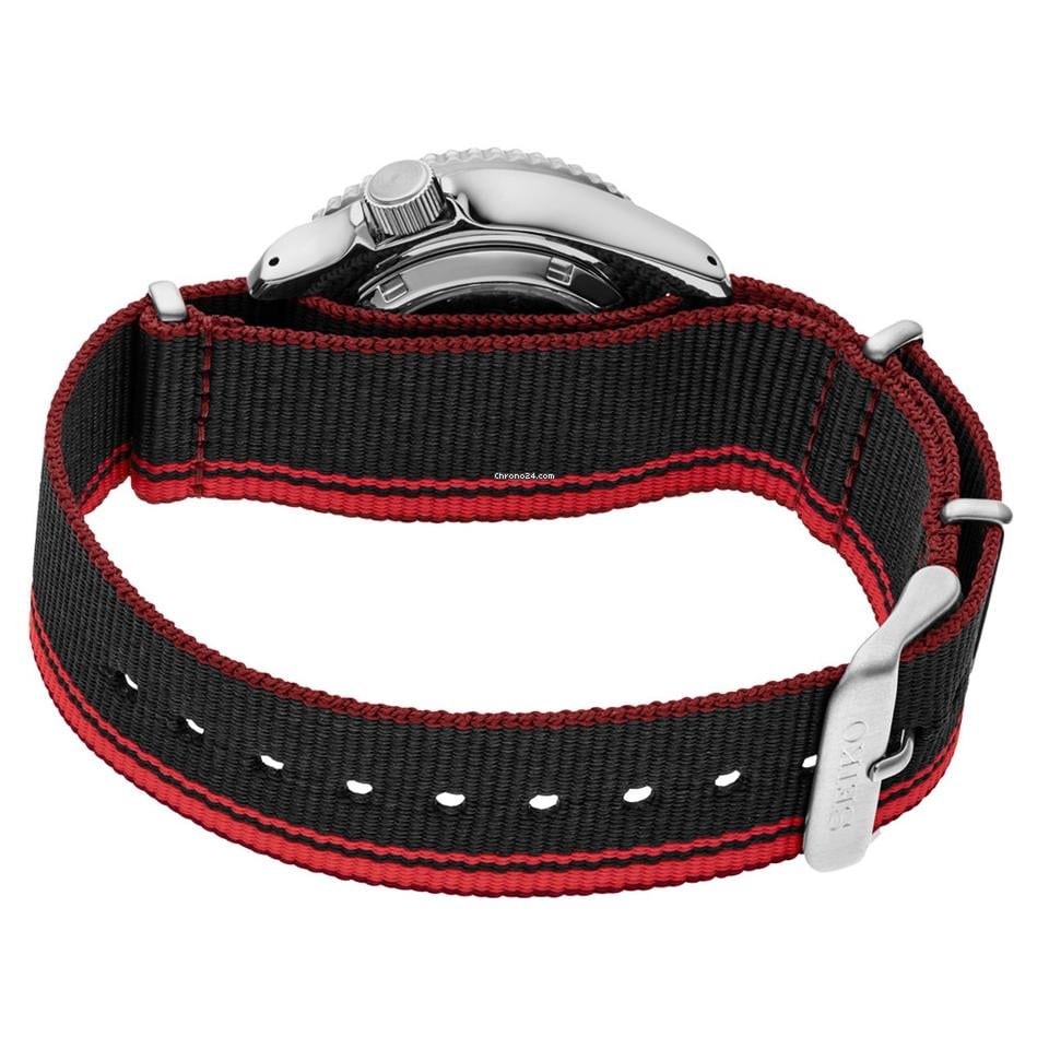 Seiko 5 Sports SRPK71 U.S Special Creation Automatic Day Date Black NATO Nylon Strap Men's Watch - Image 2