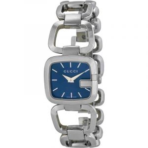 Gucci G-Gucci Ladies Stainless Steel Watch with Blue Dial - YA125508