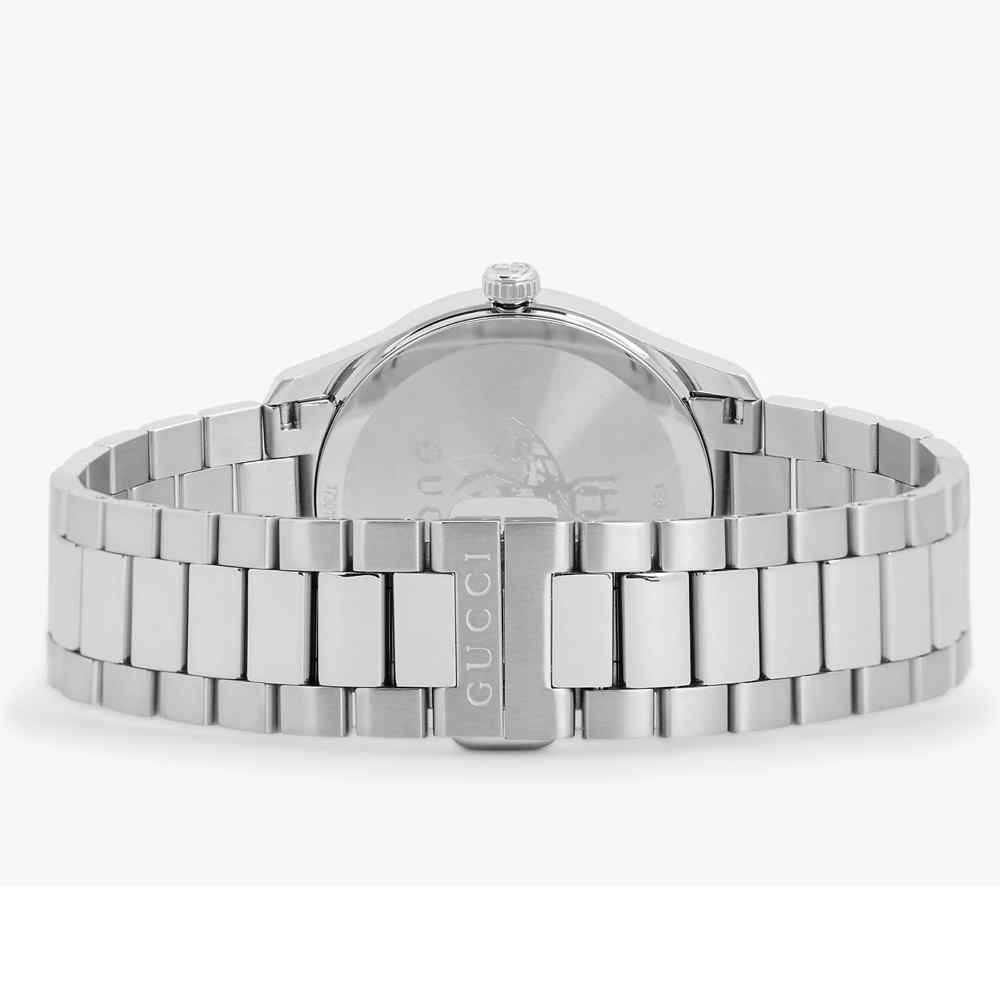 Gucci G-Timeless YA1264095 38mm Silver Feline Head Motif Dial Stainless Steel Unisex Watch - Image 3