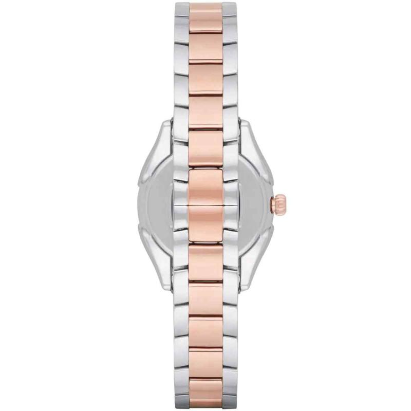 Emporio Armani Ladies Dress Watch - AR11029 Two-Tone Bracelet & White Dial - Image 3