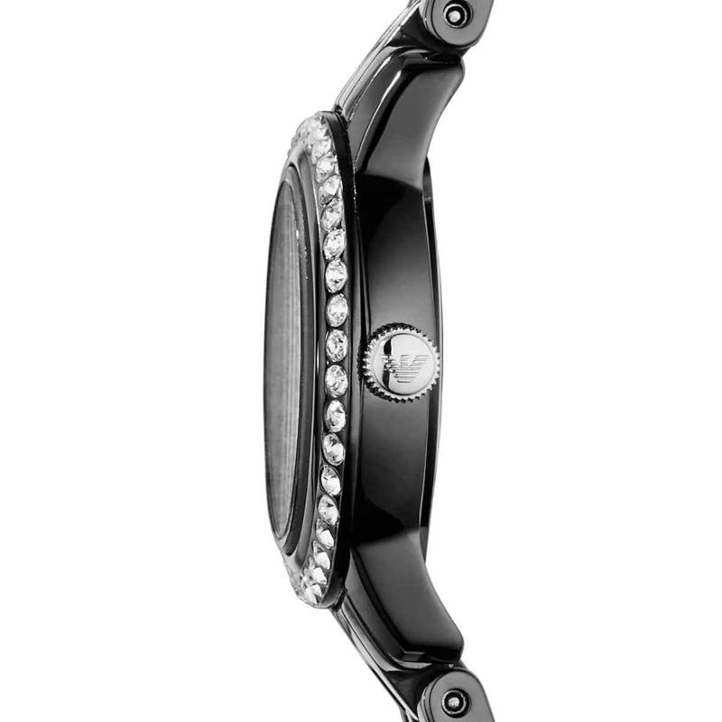 Emporio Armani Ceramica Chronograph Men's Watch - AR1480 Black Ceramic Bracelet - Image 3