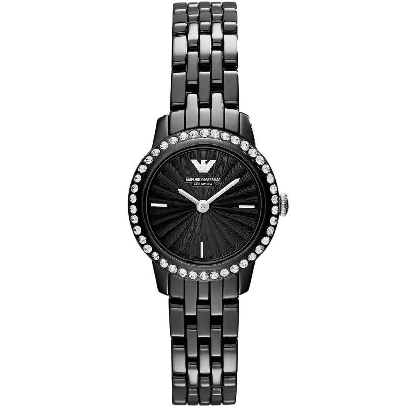 Emporio Armani Ceramica Chronograph Men's Watch - AR1480 Black Ceramic Bracelet