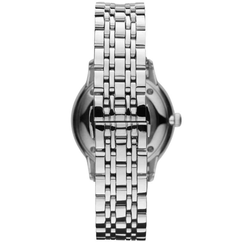 Emporio Armani Ladies Gianni Small Watch - AR1602 Stainless Steel & Mother of Pearl Dial - Image 3