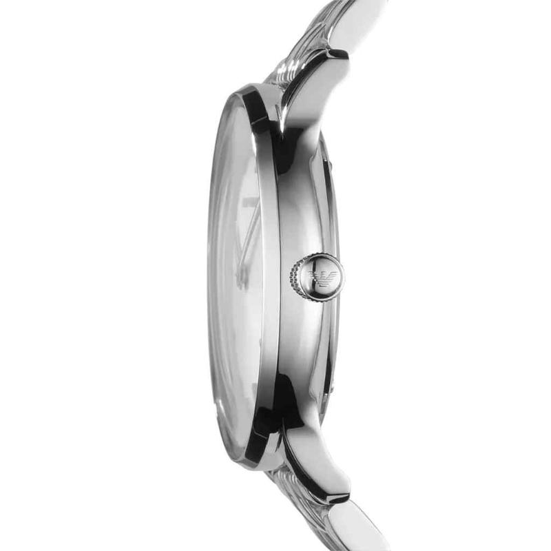 Emporio Armani Ladies Gianni Small Watch - AR1602 Stainless Steel & Mother of Pearl Dial - Image 2