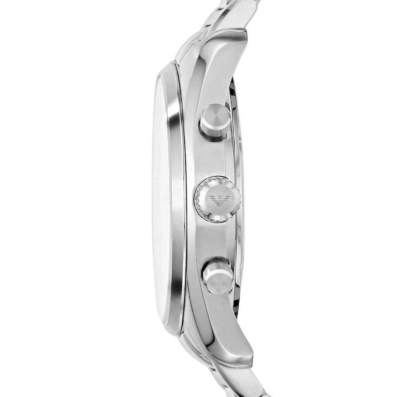 Emporio Armani Men's Chronograph Watch - AR6013 Silver Dial & Stainless Steel Bracelet - Image 2